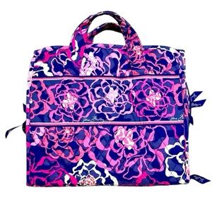 VERA BRADLEY Katalina Pink Purple Hanging Travel Organizer